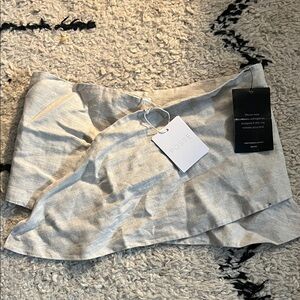 Posse Micky Bandeau Top Linen